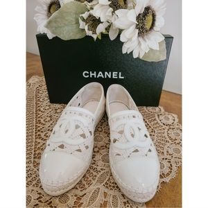 Chanel macrame espadrille